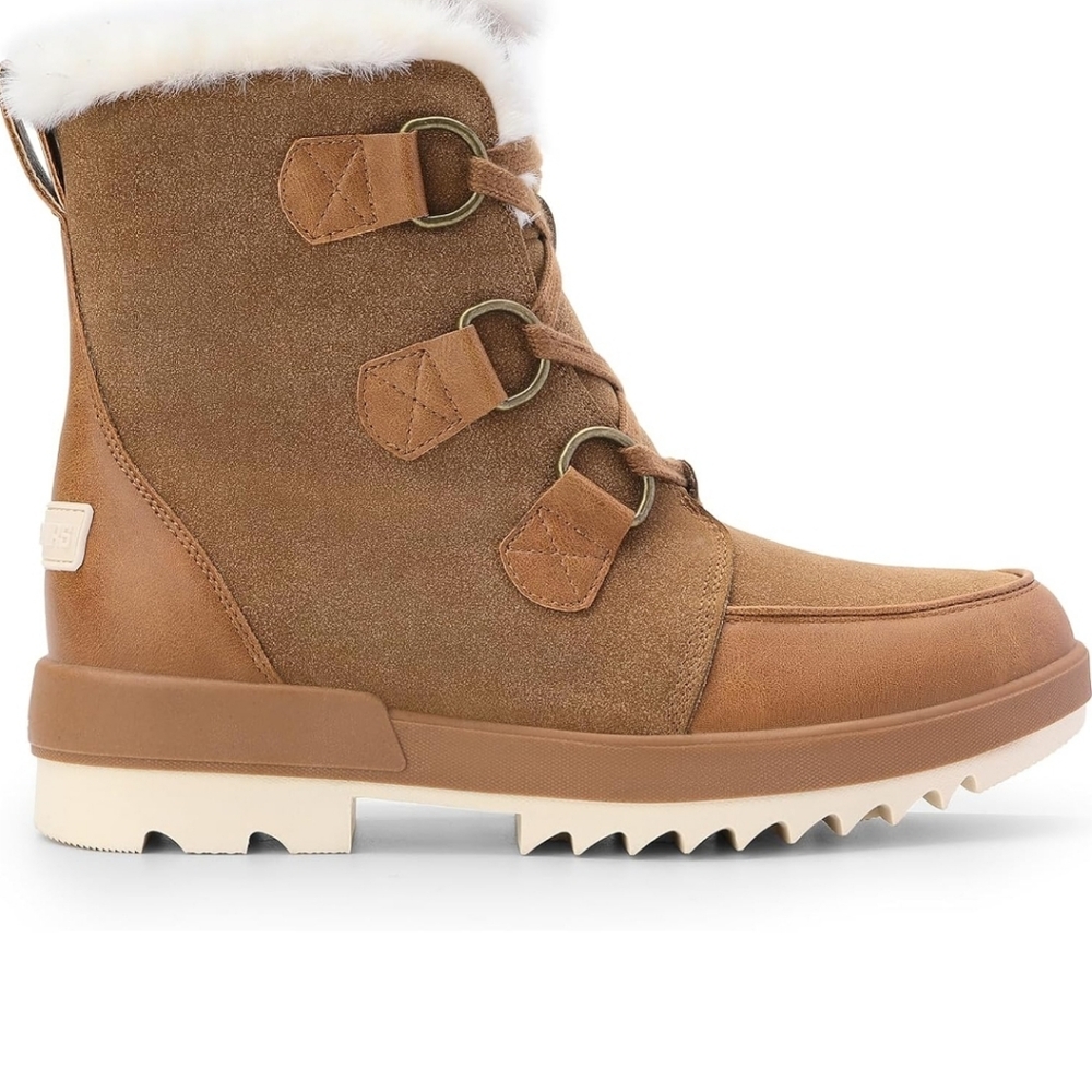 DREAM PAIRS Ankle Winter Boots for Women Snow Boots Anti-Slip Resistant Classic - Picture 3 of 11